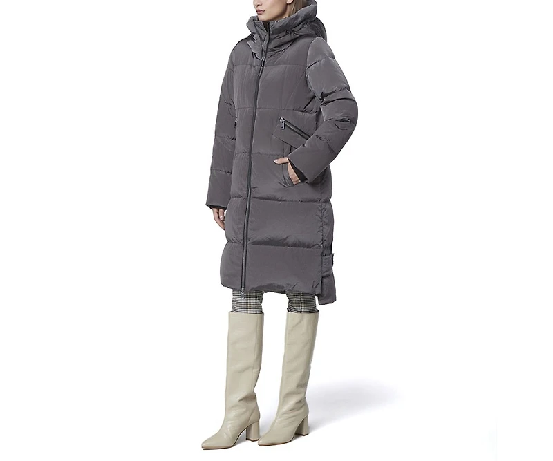 Andrew Marc Black Label Women's Palma Iridescent Parka Coat