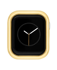 Anne Klein Women's Polished Gold-Tone Alloy Metal Protective Case designed for Apple Watch 44mm