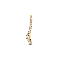 Pandora Cubic Zirconia Timeless Sparkling Wishbone Ring