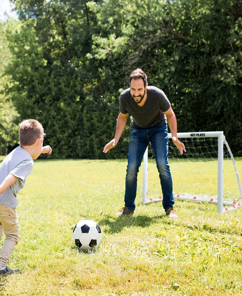 Net Playz Backyard Soccer Goal, Soccer Net, High-Strength, Fast Set-Up Weather-Resistant, 4' x 3'