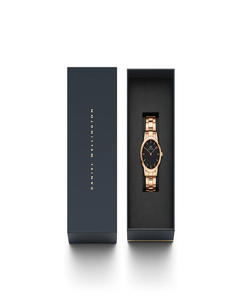 Daniel Wellington Women's Iconic Link Rose Gold-Tone Stainless Steel Watch 32mm