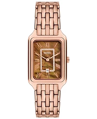 Fossil Women's Raquel Three-Hand Date Rose Gold-Tone Stainless Steel Watch 26mm