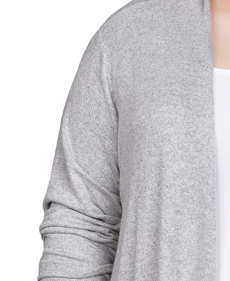 Ny Collection Plus Size Long Sleeve Swing Cardigan Sweater