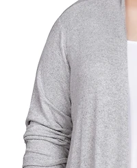 Ny Collection Plus Size Long Sleeve Swing Cardigan Sweater