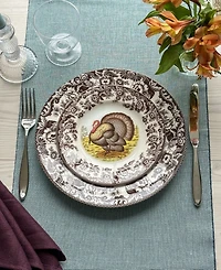 Spode Woodland Turkey Salad Plate
