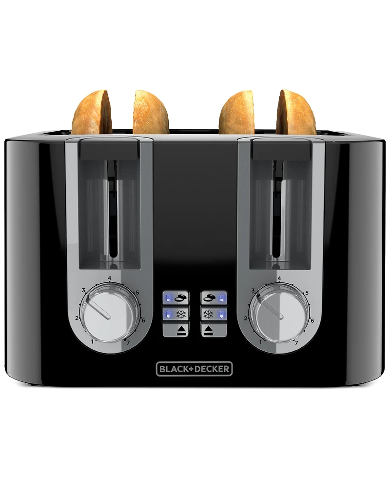 Black & Decker 4-Slice Wide-Slot High-Lift Toaster