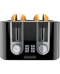 Black & Decker 4-Slice Wide-Slot High-Lift Toaster