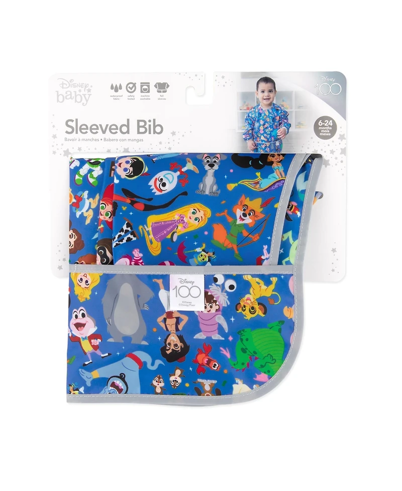 Bumkins Baby Disney 100 Magical Celebration Sleeved Bib