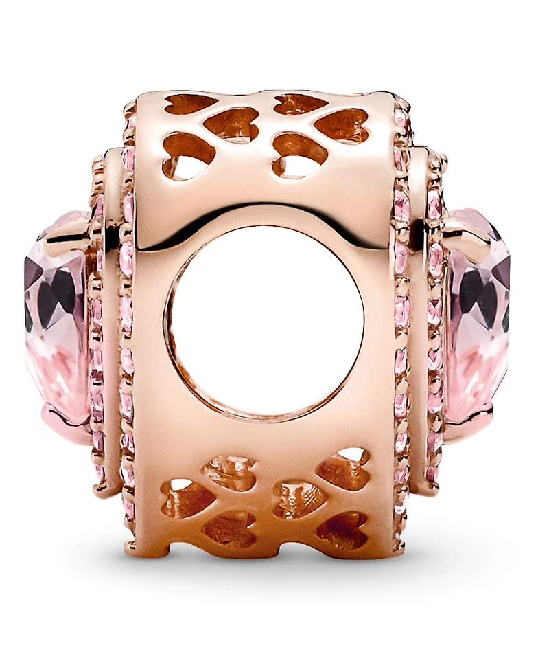 Pandora Mixed Stone Sparkling Levelled Heart Charm