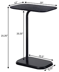 Convenience Concepts 19" Medium-Density Fiberboard Oslo C End Table