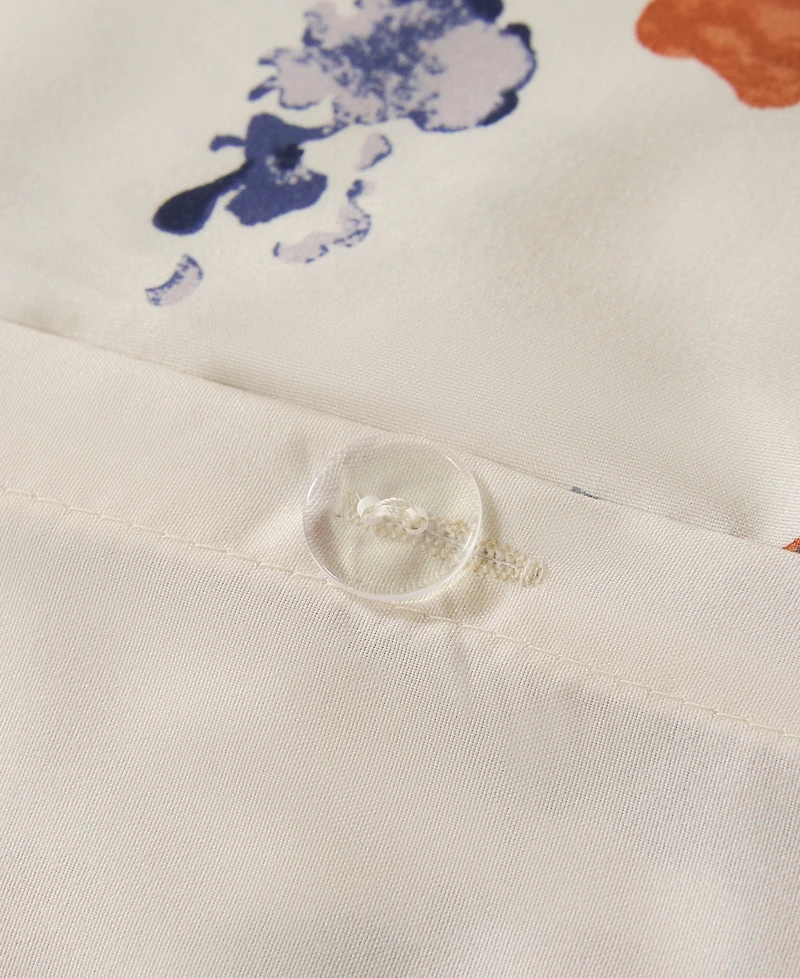 Lucky Brand Garden Bouquet Reversible Microfiber 3-Pc. Duvet Cover Set