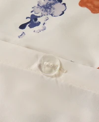 Lucky Brand Garden Bouquet Reversible Microfiber 3-Pc. Duvet Cover Set