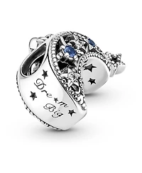 Pandora Mixed Stone Star Crescent Moon Charm