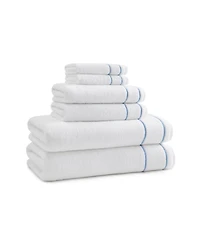 Cassadecor Bowery Stripe Cotton Hand Towel, 18" x 30"