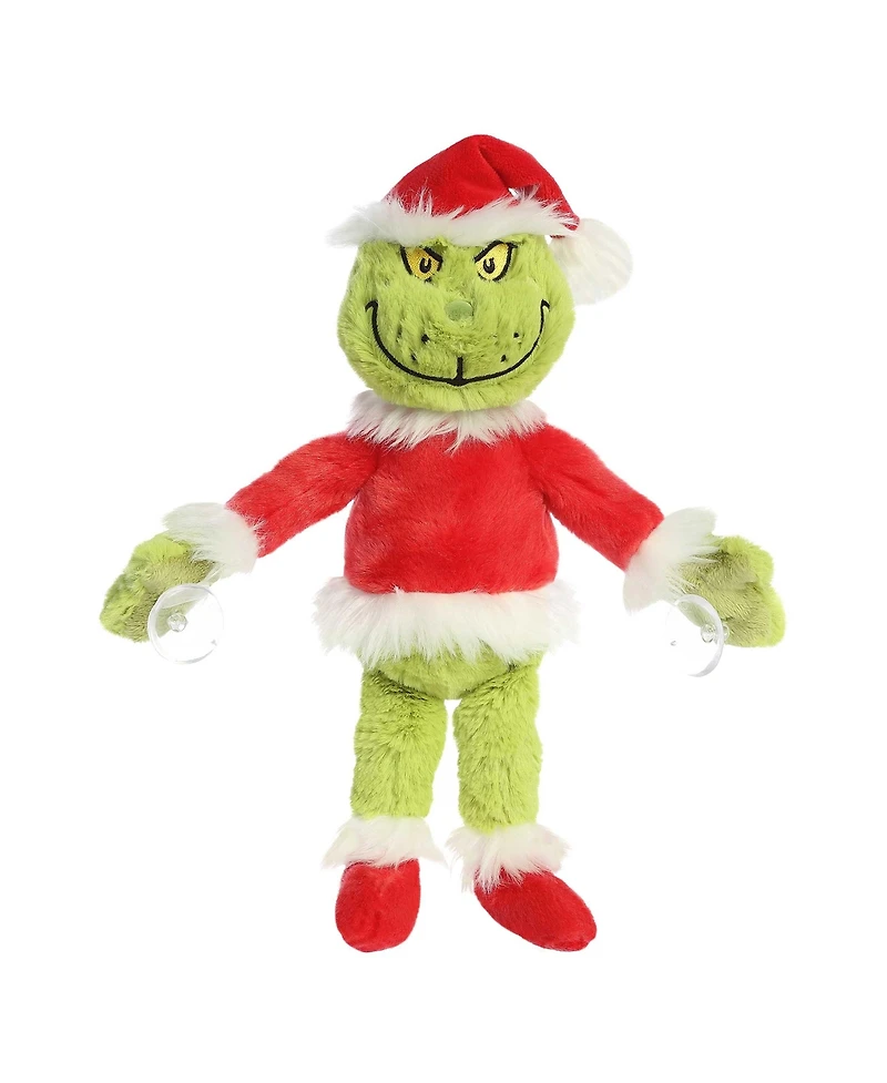Aurora Medium Stuck On You Grinch Dr. Seuss Whimsical Plush Toy Green 12"