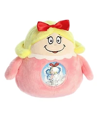 Aurora Small Shaker Cindy Lou Who Dr. Seuss Whimsical Plush Toy