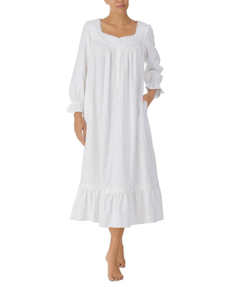 Eileen West Women's Cotton Flannel Ballet Nightgown