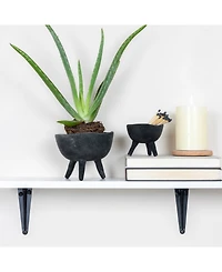 Boho Terracotta Footed Planter