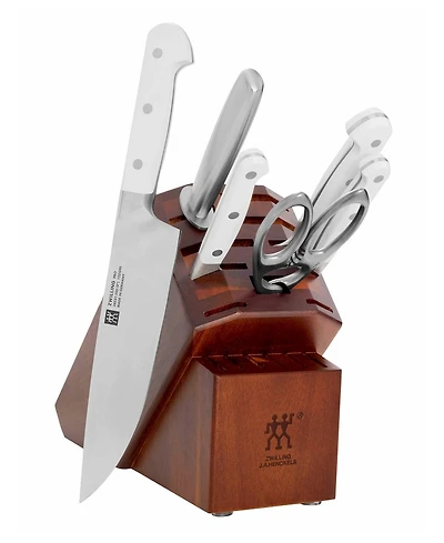 Zwilling Pro Le Blanc 7-Piece Knife Block Set