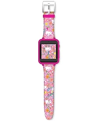 Accutime Kid's Hello Kitty Pink Silicone Strap Smart Watch 40mm