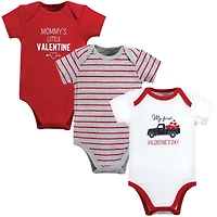 Hudson Baby Boys Cotton 3-Piece Bodysuit Bundle