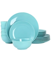 Elama Luna 18 Pc. Dinnerware Set, Service for 6