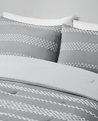 Madison Park Drew Clipped Jacquard 5-Pc. Comforter Set