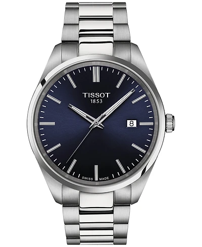 Tissot Men's Swiss Pr 100 Stainless Steel Bracelet Watch 40mm