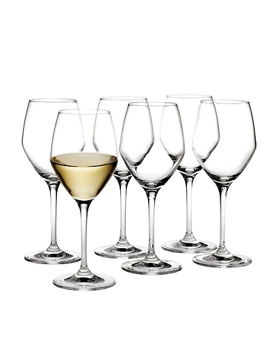 Holmegaard Perfection White Wine Glasses, Set of 6