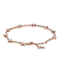 Pandora Cubic Zirconia Sparkling Pave Bars Bracelet