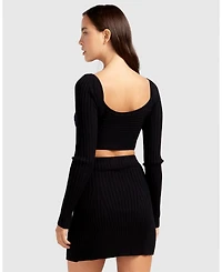 Belle & Bloom Women's C'est Knit Mini Skirt