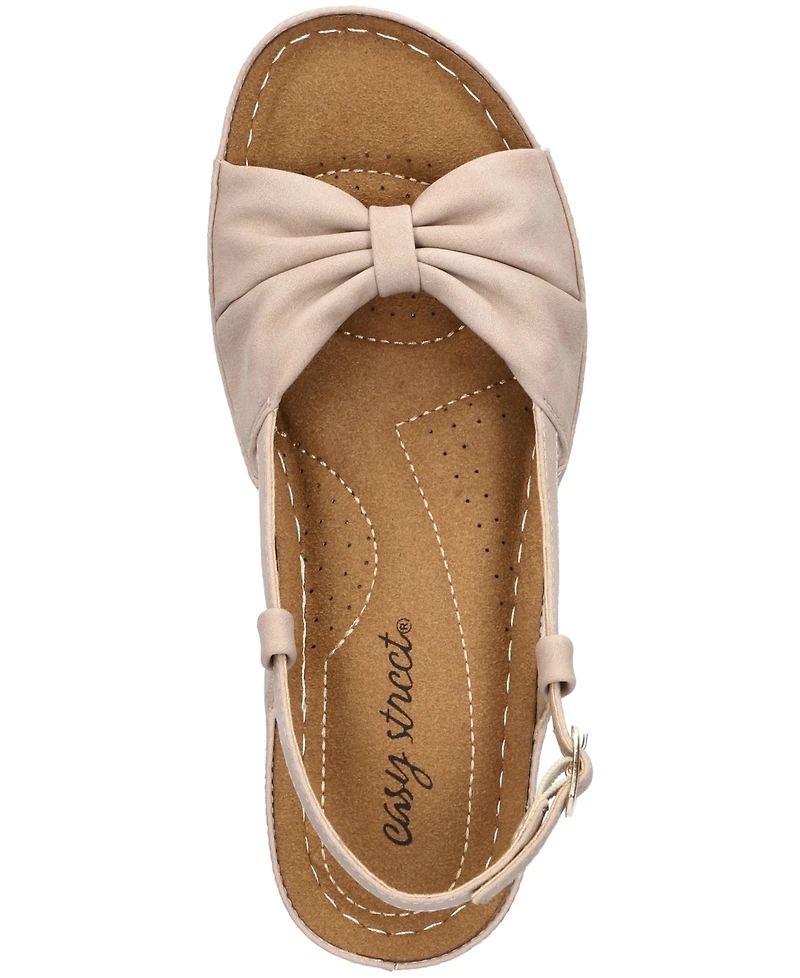 Easy Street Women's Jupiter Comfort Buckle Slingback Sandals