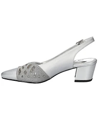 Easy Street Women's Bizzy Buckle Slingback Pumps