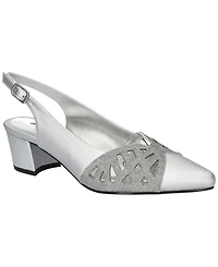 Easy Street Women's Bizzy Buckle Slingback Pumps