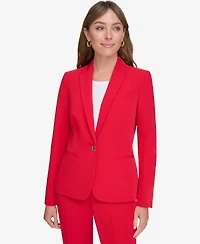 Tommy Hilfiger Women's One-Button Blazer