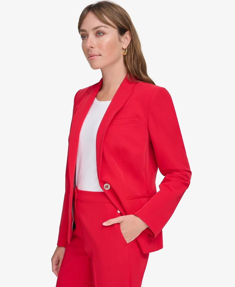 Tommy Hilfiger Women's One-Button Blazer