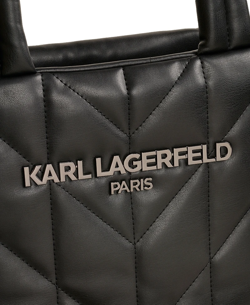 Karl Lagerfeld Paris Voyage Large Quilted Tote