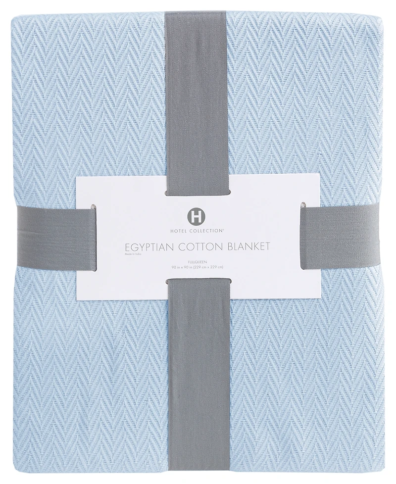 Hotel Collection 100% Egyptian Cotton Blanket, Twin, Exclusively at Macy's