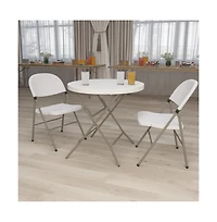 2.63-Foot Round Plastic Folding Table