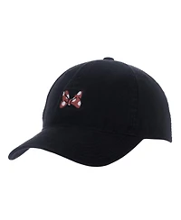 Disney Minnie Mouse Concept One Disney's Minnie Mouse Bows Embroidered Cotton Adjustable Dad Hat with Curved Brim