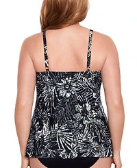 Miraclesuit Plus Size Zahara Love Knot Underwire Tankini Top