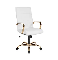 Milano Contemporary High-Back Home Office Chair With Padded Arms