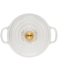 Le Creuset Enameled Cast Iron 12 days of Christmas Signature Round Dutch Oven, 3.5 qt.