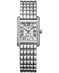 Longines Women's Swiss Mini DolceVita Diamond (1/2 ct. t.w.) Stainless Steel Bracelet Watch 22x29mm