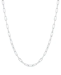 And Now This Silver-Plated or 18K Gold-Plated Chunky Chain Necklace