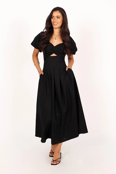 Petal and Pup Maria Puff Sleeve Midi Dresses