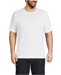 Lands' End Men's Big and Tall Short Sleeve Cotton Supima Tee