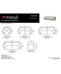 Closeout Kellsie Fabric Sofa Collection Created For Macys