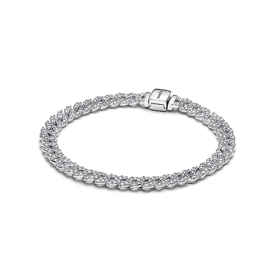 Pandora Timeless Cubic Zirconia Pave Chain Bracelet