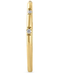 Igi Certified Diamond Narrow Band (1/20 ct. t.w.) 14k Gold